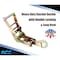 Tie 4 Safe 2" x 8' Off-Road Ratchet Tie Down Strap w/Snap Hook Auto Hauler Tow Truck Blue, 2PK RT47-8-BU-C-2 - alternate 2